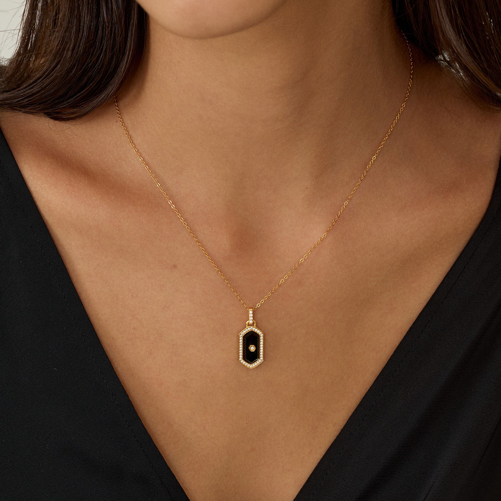 Innocence Age Shield Pendant Necklace