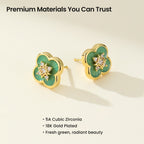 Secret Garden Clover Stud Earrings