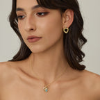 Bow-Knot Heart Necklace