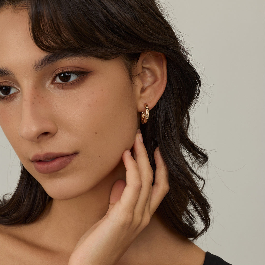 Mix & Match Textured Huggie Earrings