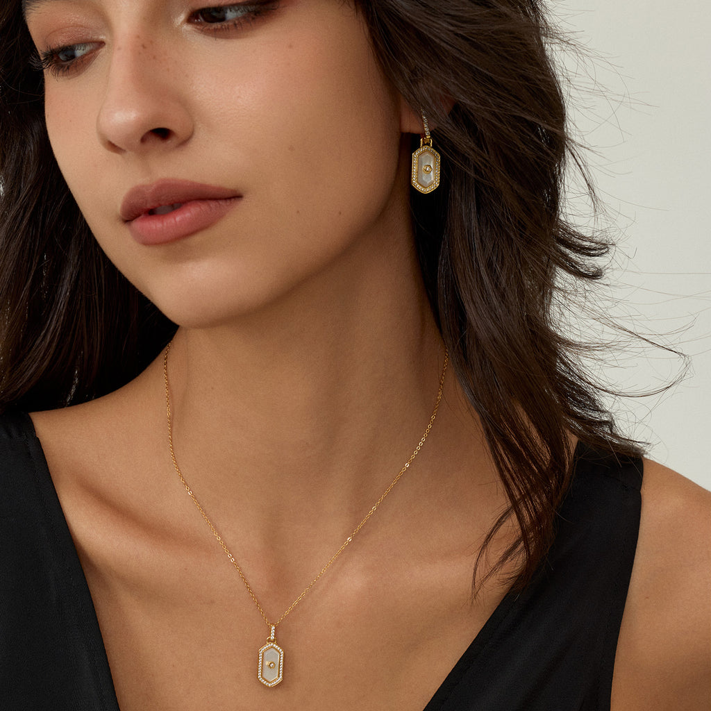 Innocence Age Shield Pendant Necklace