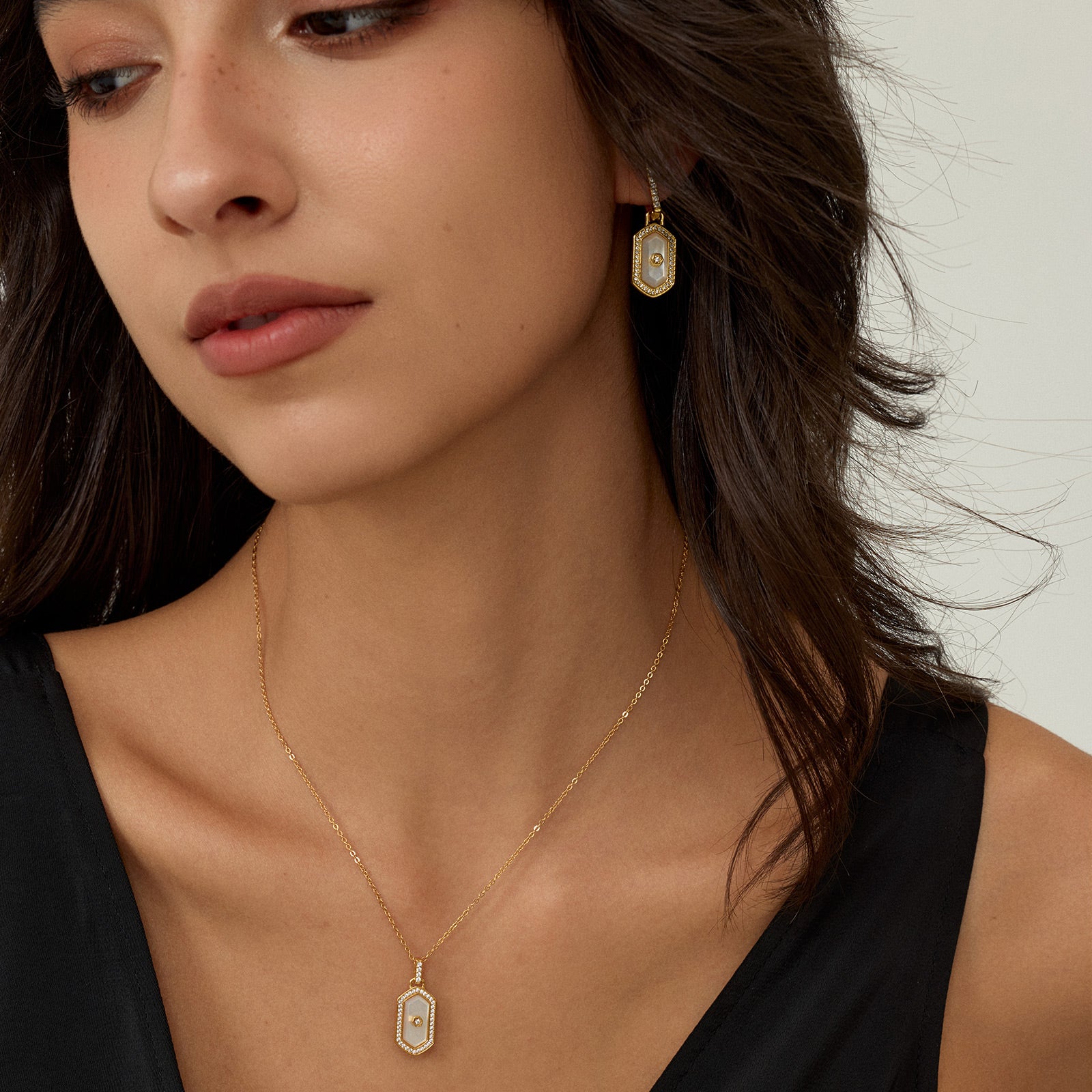Innocence Age Shield Pendant Necklace