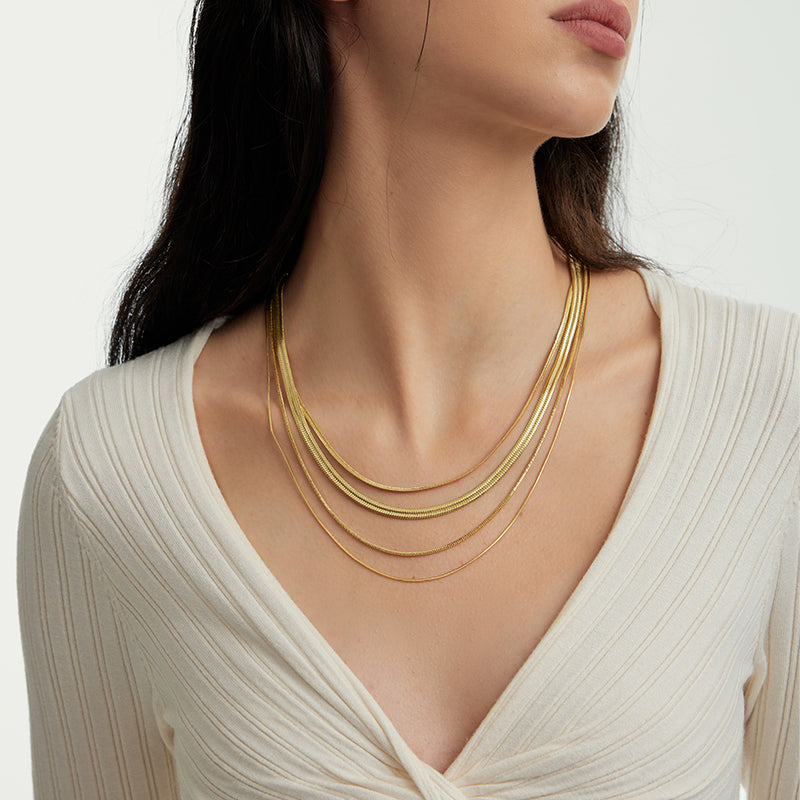 Mix & Match Detachable Snake Chain Necklace