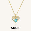 Bow-Knot Heart Necklace