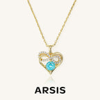 Bow-Knot Heart Necklace