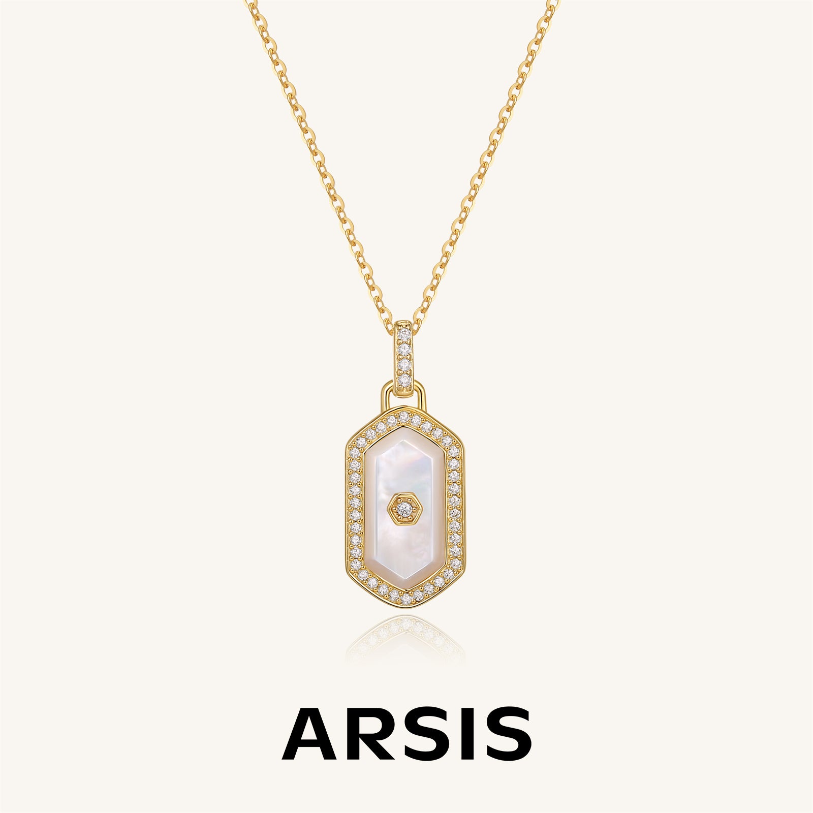 Innocence Age Shield Pendant Necklace
