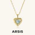 Innocence Age CZ Heart Pendant Necklace