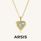 Innocence Age CZ Heart Pendant Necklace