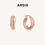 Mix & Match Double-Row Snake Chain Hoop Earrings