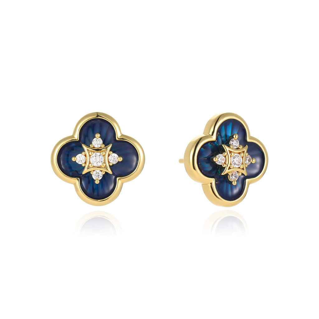 Secret Garden Clover Stud Earrings