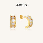 Innocence Age Hexagon Hoop Earrings