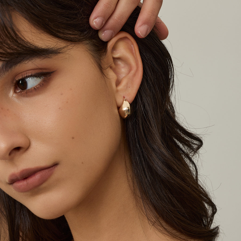 Mix & Match Chubby Dome Hoop Earrings