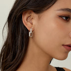 Mix & Match CZ Rectangular Earrings