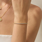Victoria Tennis Bracelet with Cubic Zirconia