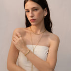 Pavé Paperclip Chain Necklace
