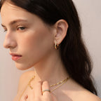 Elsa Pavé Waterdrop Hoops