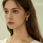 Mix & Match Double-Row Snake Chain Hoop Earrings
