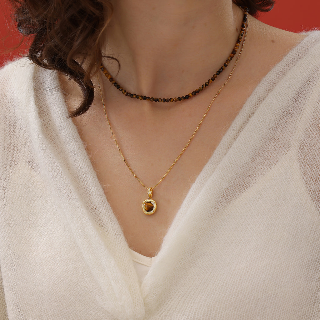 Good Luck Layered Duo Necklace