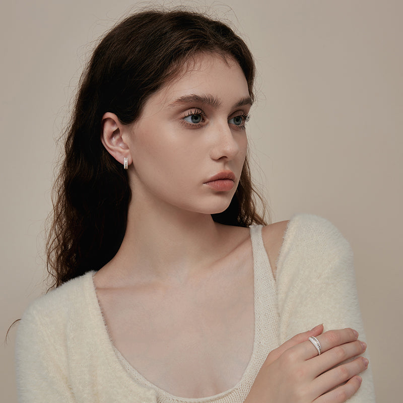 Midi Beach Hoop Earrings