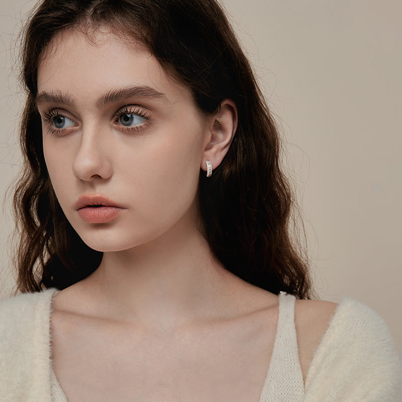 Midi Beach Hoop Earrings