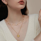 Courage Coin Pendant Necklace