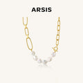 Baroque Pearl Patchwork Necklace