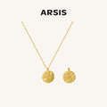 Courage Coin Pendant Necklace