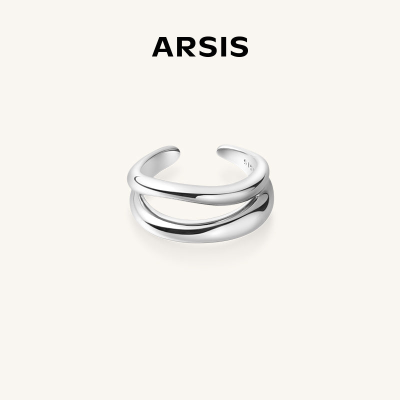 Crafted Spiral Open Ring