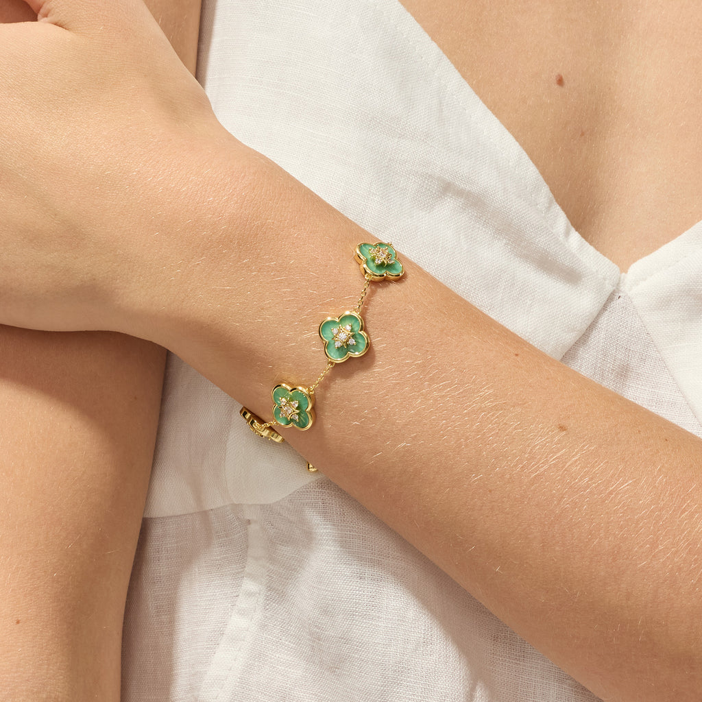 Secret Garden Clover Bracelet