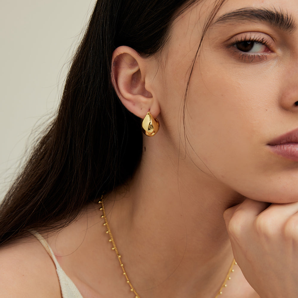 Mix & Match Chubby Dome Hoop Earrings