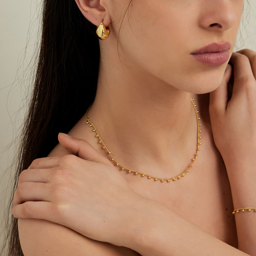 Mix & Match Chubby Dome Hoop Earrings