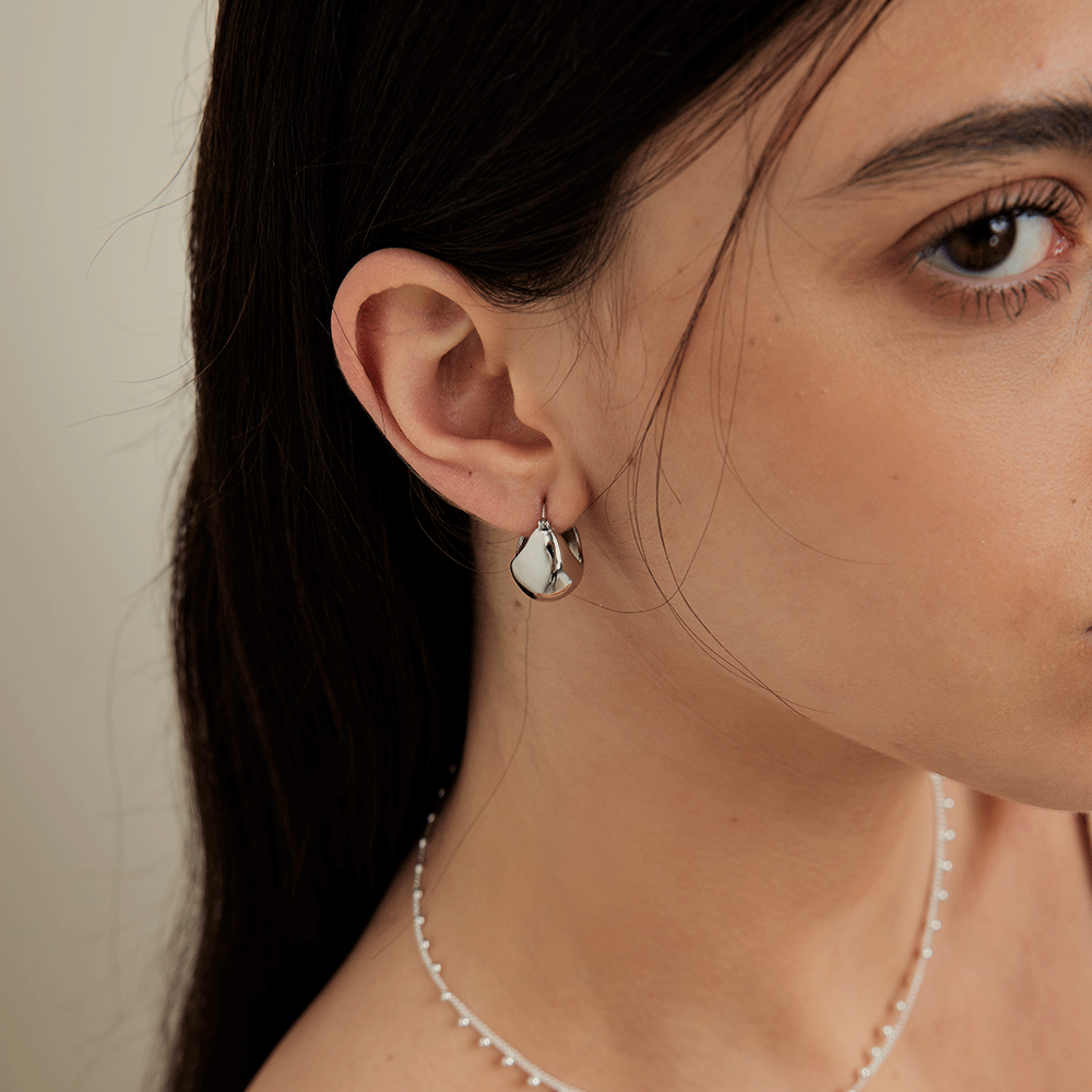 Mix & Match Chubby Dome Hoop Earrings