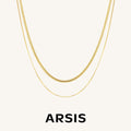 Mix & Match Snake Chain Twin Necklace