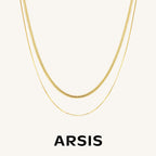 Mix & Match Snake Chain Twin Necklace