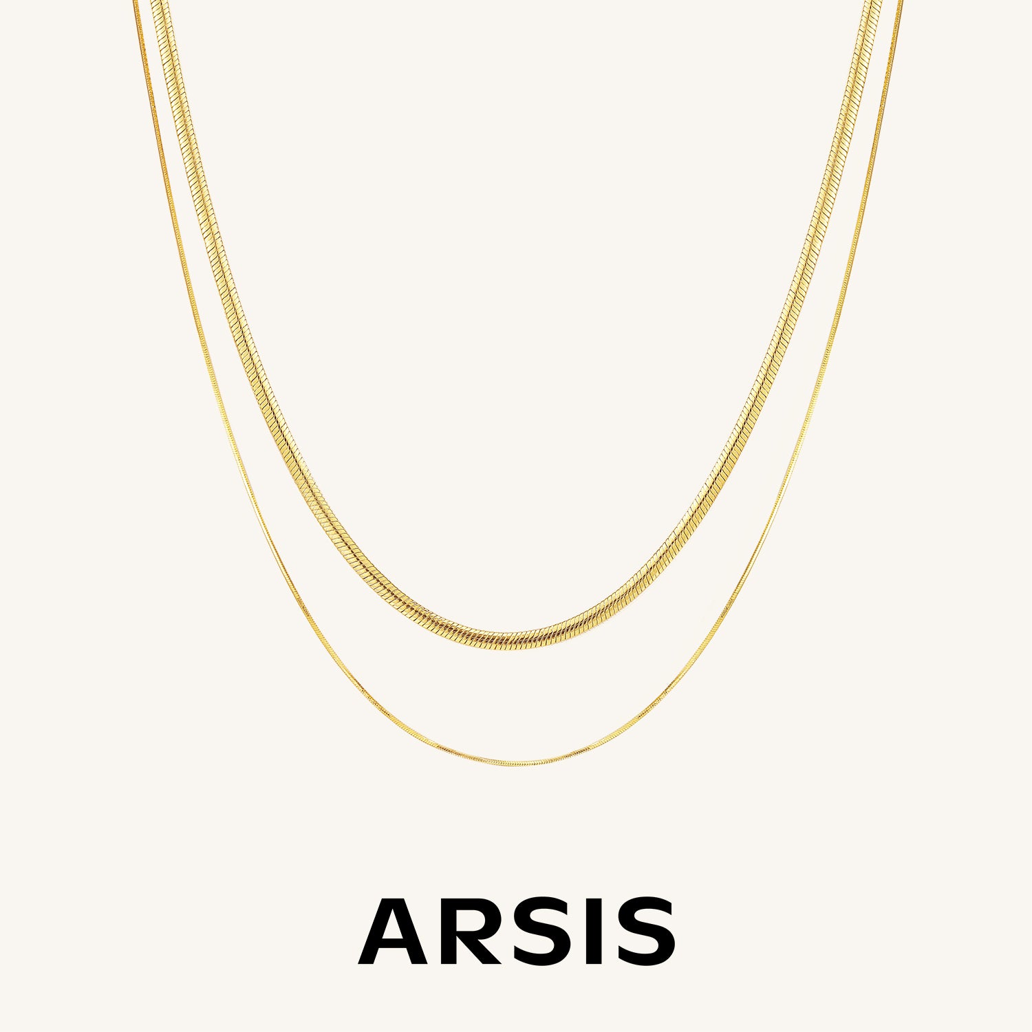 Mix & Match Snake Chain Twin Necklace