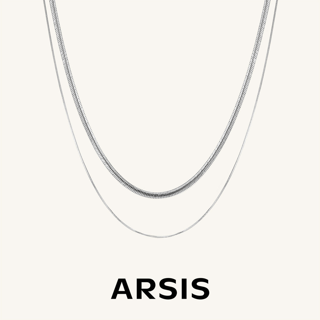 Mix & Match Snake Chain Twin Necklace