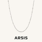 Cube Thin Chain Link Necklace