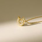 Lucky Symbol Horseshoe Necklace